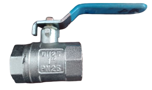 [8624.] VALVULA DE BOLA DE ZINC, DE 1" 400 PSI, BOSSI