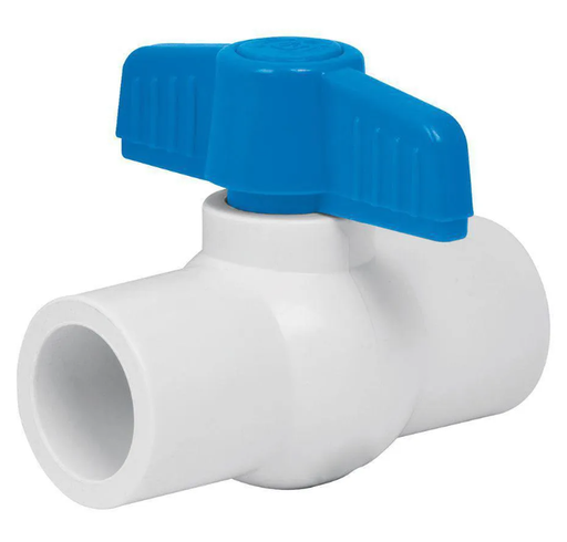 [50592] VALVULA DE BOLA LISA DE PVC 125 PSI DE 2-1/2"