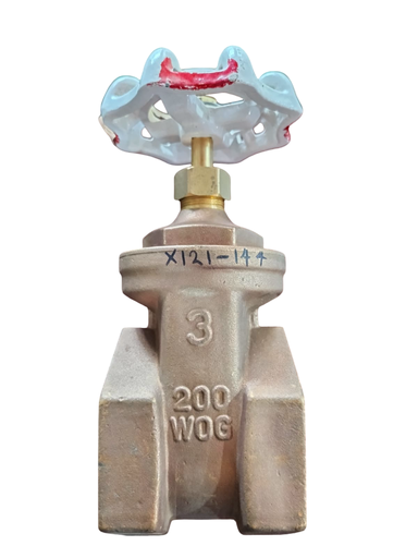 [X21-144] VALVULA DE COMPUERTA BRONCE TIPO MEDIANO 200WOG DE 3 ITALY