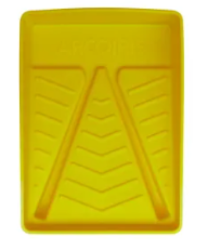 [1577AM] BANDEJA PLASTICA AMARILLA 9 ARCOIRIS