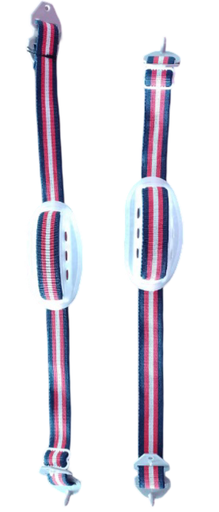 [4633.] BARBIQUEJO COLOR ROJO C/MENTONERA