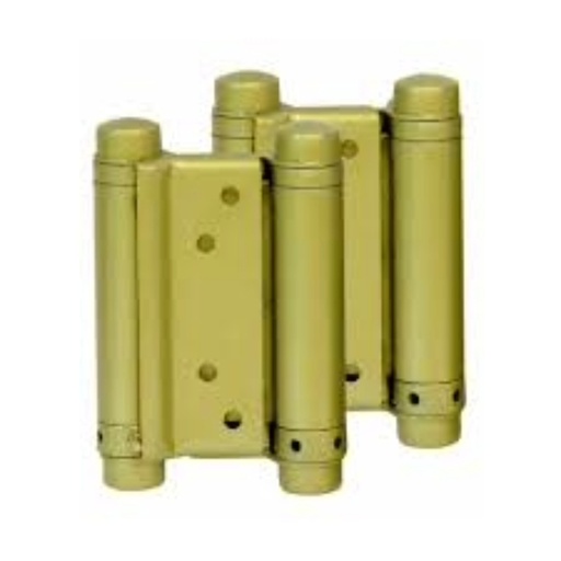 [7613.] BISAGRA DOBLE ACCION 3" DORADA