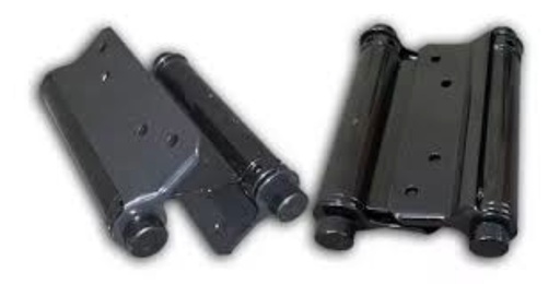 [7581.] BISAGRA DOBLE ACCION 4" NEGRA