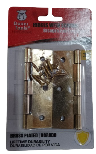 [NT13522-3] BISAGRA DORADA 3" NT13522-3 BOXER TOOLS