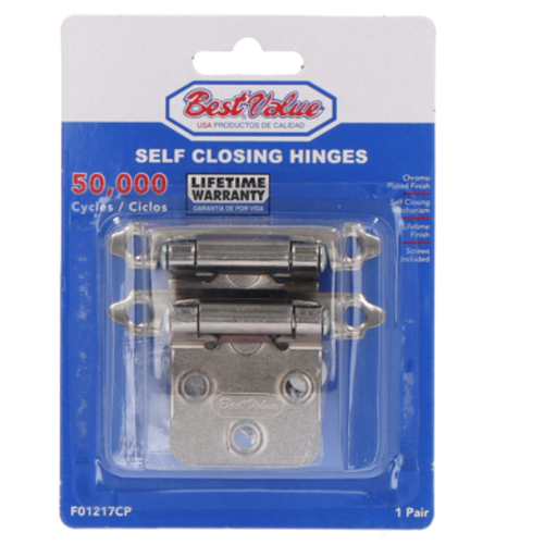 [F01217CP] BISAGRA P/ GABINETE PRESION CROMADA F01217CP BEST VALUE