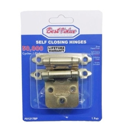 [F01217BP] BISAGRA P/ GABINETE PRESION DORADA F01217BP BEST VALUE