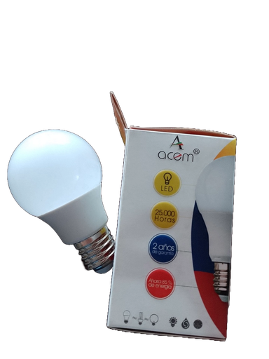 [827283] BOMBILLO LED 12 VOLTIOS 5W 6500K ACEM
