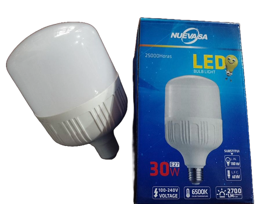 [BOM30C32] BOMBILLO LED ALTA POT 30W-6500K-E27 BOM30 NUEVASA