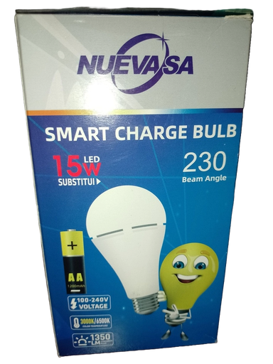 [BOMEM15] BOMBILLO LED DE EMERGENCIA 15W 6500K