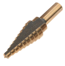 [75877] BROCA EN ESCALA DE TITANIO 1/4"-3/4" X 9 PASOS