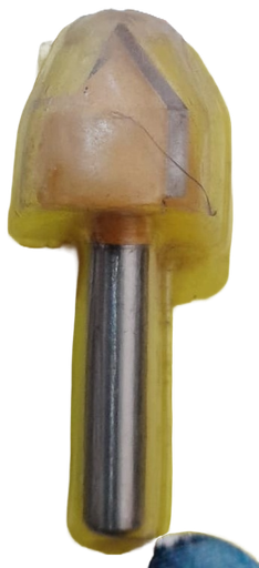 [PT-1174] BROCA P/ROUTER CORTE TIPO V 1/4"X3/4" HUNTER