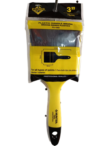 [PS-1060] BROCHA MANGO AMARILLO 3" HUNTER