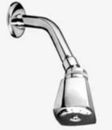 [R1] CABEZA P/DUCHA CON BRAZO Y CHAPETA CROMADA R1 AQUA