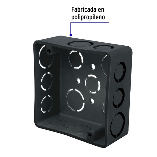 [45004] CAJA 4X4 CUADRADA DE PLASTICO 45004 VOLTECK