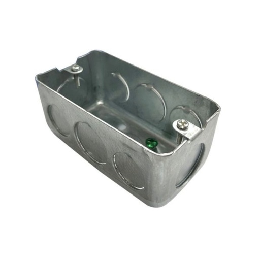 [2226.] CAJA ELECTRICA RECTANG. METAL C/24 2X4