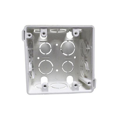 [CM01008] CAJA PLASTICA CUADRADA CONEXIONES ELECTRICAS MEDIDA 4" X 4"