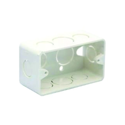 [CM01007] CAJA PLASTICA RECTANGULAR CONEXIONES ELECTRICAS 2" X 4"