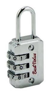 [C16695S] CANDADO MALETA COMBINACION CROMADO C16695S BEST VALUE