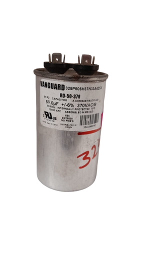 [32492960182] CAPACITOR 50 UF 370VAC/B VANGUARD