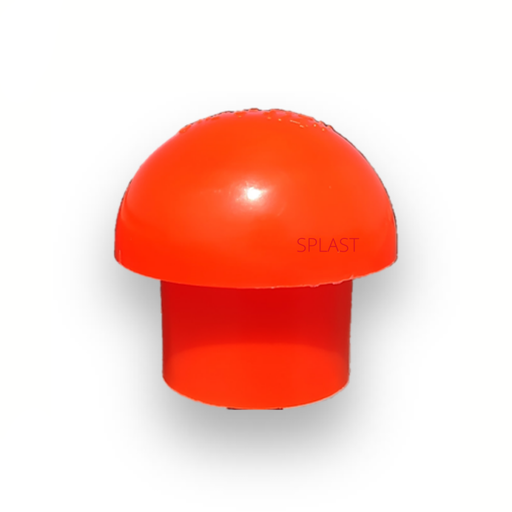[CS-150] CAPUCHON PLASTICO P/MALLA NARANJA 2" CS-150