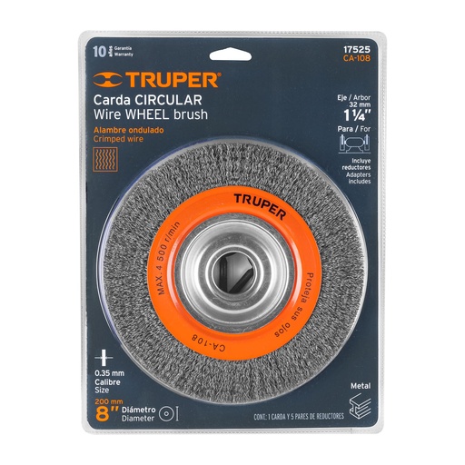[17525] CARDA 8X 13/16" PARA ESMERIL 17525 TRUPER