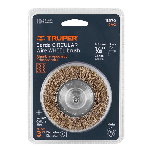 [11570] CARDA CIRCULAR PARA TALADRO 3" 11570 TRUPER