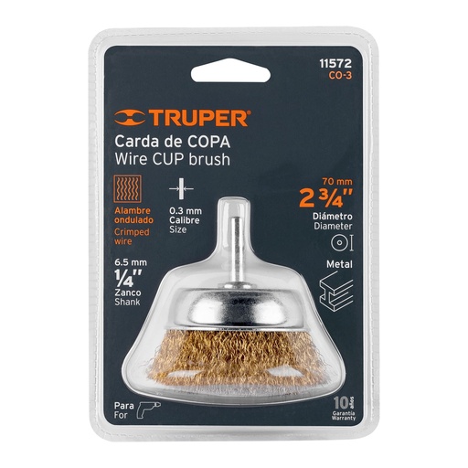 [11572] CARDA COPA P/TALADRO DIAMETRO 2 3/4 GRU 11572 TRUPER