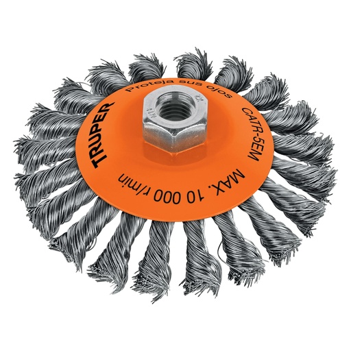 [14189] CARDA TRENZADA TIPO PLATO 5" 14189 TRUPER