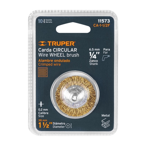 [11573] CEPILLO CIRCULAR P/BARRENO 1 1/2 11573 TRUPER