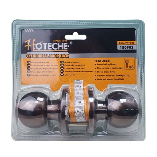 [H180902] CERRADURA DE ESFERA - BRONCE- ENTRADA H180902 HOTECHE