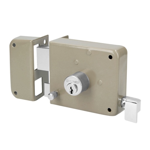 [27048] CERRADURA DE SOBREPONER TIPO INSTALA-FÁCIL, IZQUIERDA 27048 HERMEX