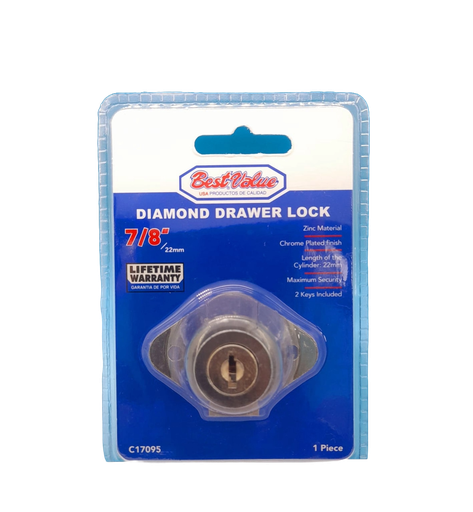 [C17095] CERRADURA PARA GAVETA 2"/50mm C17095 BEST VALUE