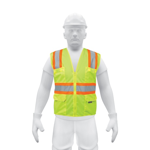 [13476] CHALECO SEGURIDAD REFLECTIVO VERDE 13476