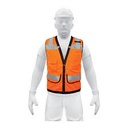 [13479] CHALECO SEGURIDAD REFORZADO NARANJA TALLA M 13479 TRUPER