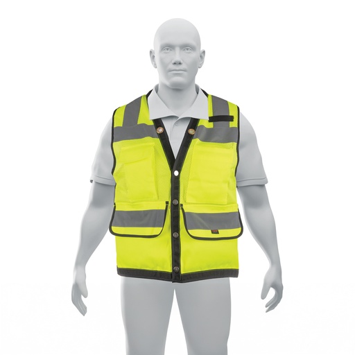 [13484] CHALECO SEGURIDAD, REFORZADO, VERDE, XG 13484 TRUPER