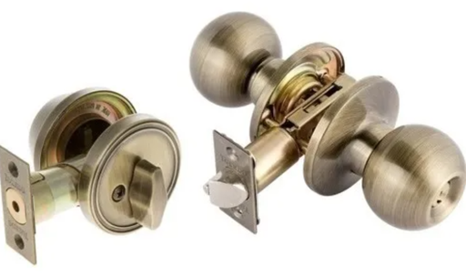 [T871L301-US5] CHAPA BRONCE ANTIGUO T LOCKS