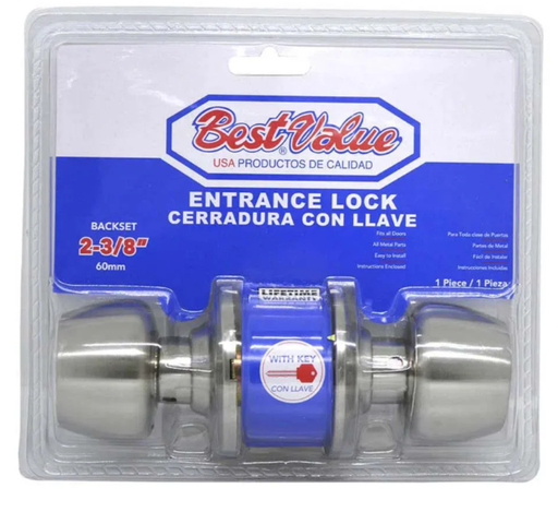 [C171000] CHAPA DE BOLA ACERO INOX CON LLAVE C171000 BEST VALUE