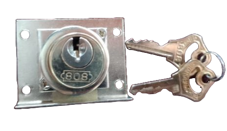 [08-53C] CHAPA P/GAVETA 808 DORADA GRUESA / LEG 08-53C