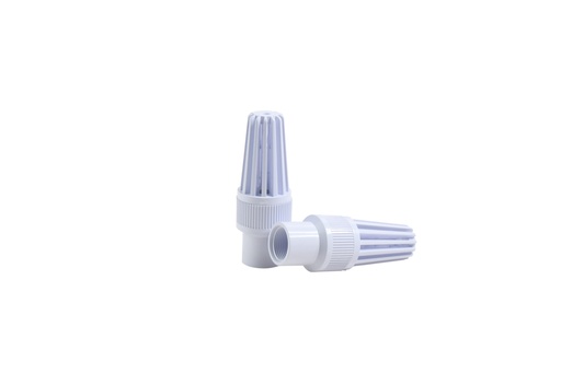 [3904444] CHEQUE VERTICAL (PICHACHA) PVC CON REJILLA DE 3" BLANCO LISO