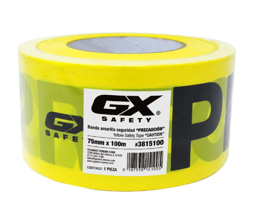 [3815100] CINTA AMARILLA PRECAUCION GX 100 METROS
