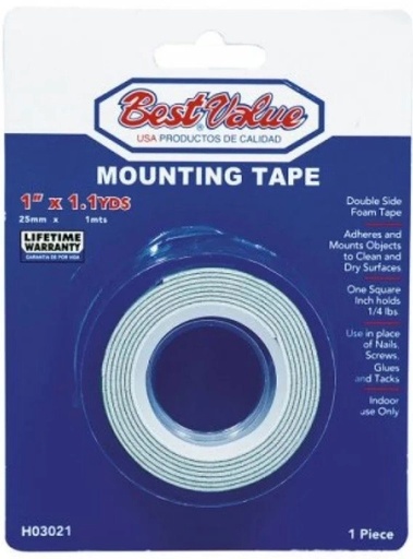 [H03021] CINTA DOBLE CARA 1" H03021 BEST VALUE