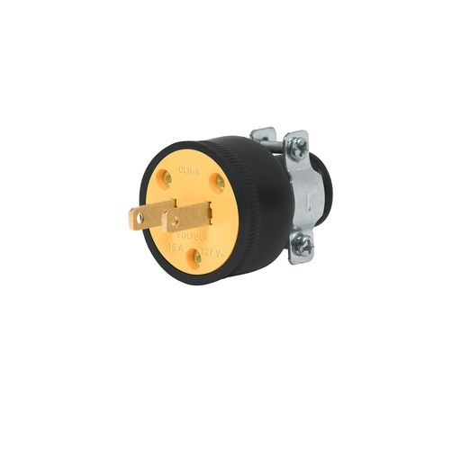 [46201] CLAVIJA REFORZADA VOLTECH SENCILLA 46201 PRETUL