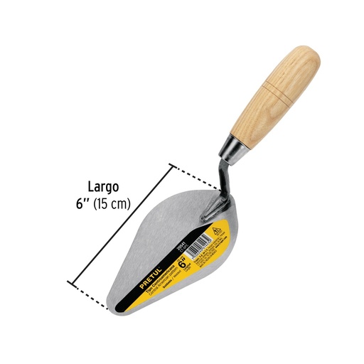 [20541] CUCHARA ALBAÑIL 6" CENTROAMERICANA 20541 PRETUL