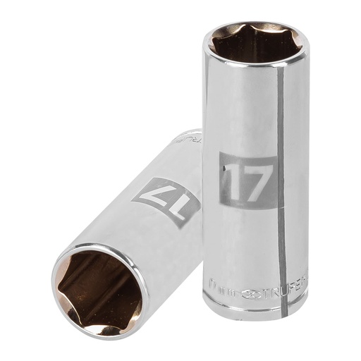 [13777] DADO LARGO CUADRO 3/8 HEX METRICO 17MM