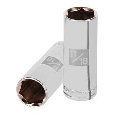 [13717] DADO LARGO CUADRO 3/8 HEX STD 11/16 13717 TRUPER