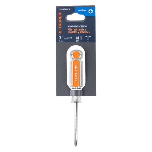 [14062] DESARMADOR PHILLIPS #1 3" 14062 TRUPER