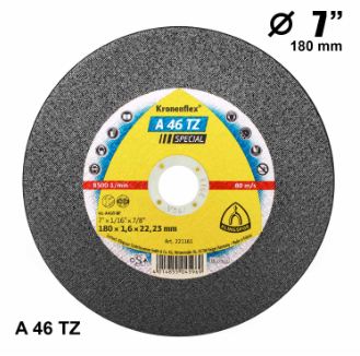 [A46TZ] DISCO CORTAR METAL PLANO 7 X 1/16 X 7/8 KRONENFLEX