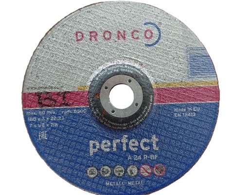 [12413] DISCO CORTE ACERO 7 X 1/8 X 7/8 DRONCO