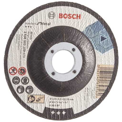 [2608603159-879] DISCO CORTE DE METAL 4 1/4 X 3/32 X 7/8 BOSCH