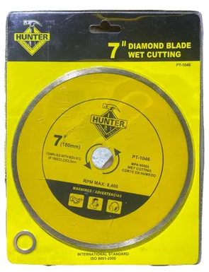 [PT-1046] DISCO DIAMANTADO CONTINUO 7" PT-1046 HUNTER